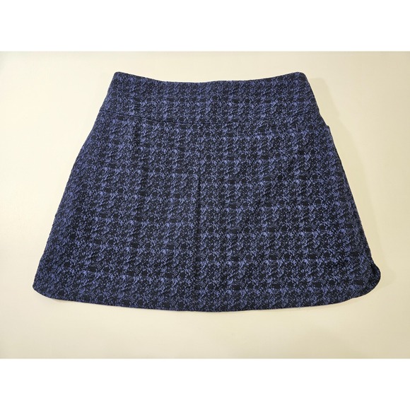 LADY HAGEN Women's Large Blue Knit‎ Golf Skort Skirt With Shorts & Pockets EUC - Picture 6 of 9